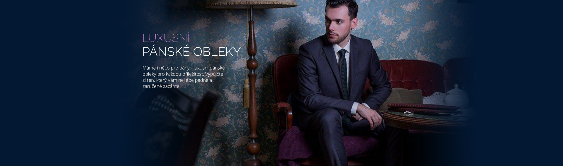 Luxusní pánské obleky